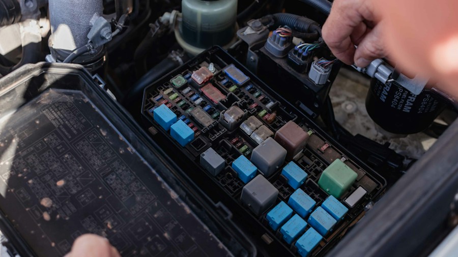Autel ADAS Calibration Shifts Collision Repair Business Model What Shoppers Need to Know 1 automotive technician using diagnostic equipment