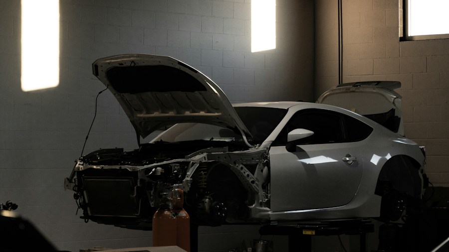 automotive workshop equipment installation