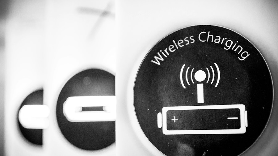 battery charging station organized