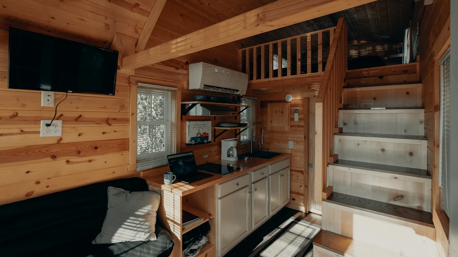 camper van interior living space
