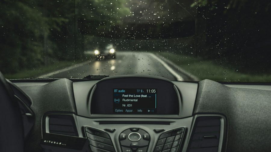 car safety technology dashboard