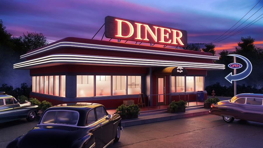 casual diner restaurant exterior