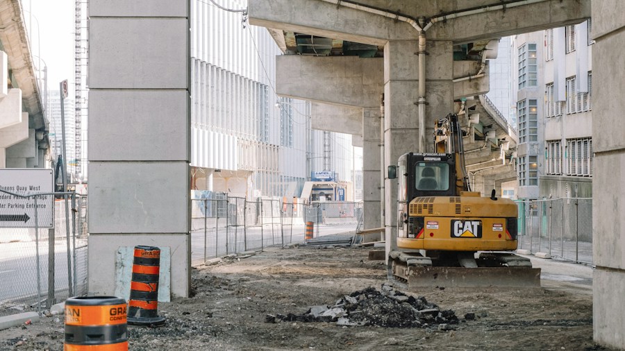 construction site mixed terrain traction