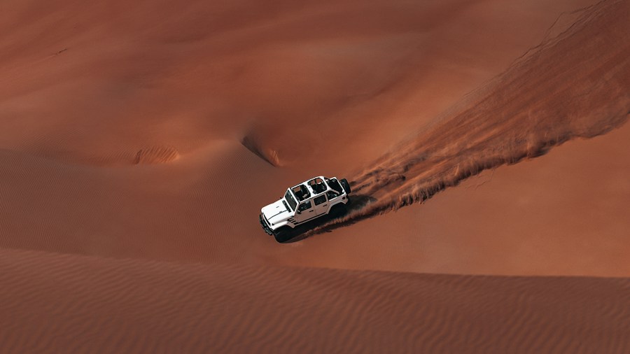 desert trail driving adventure