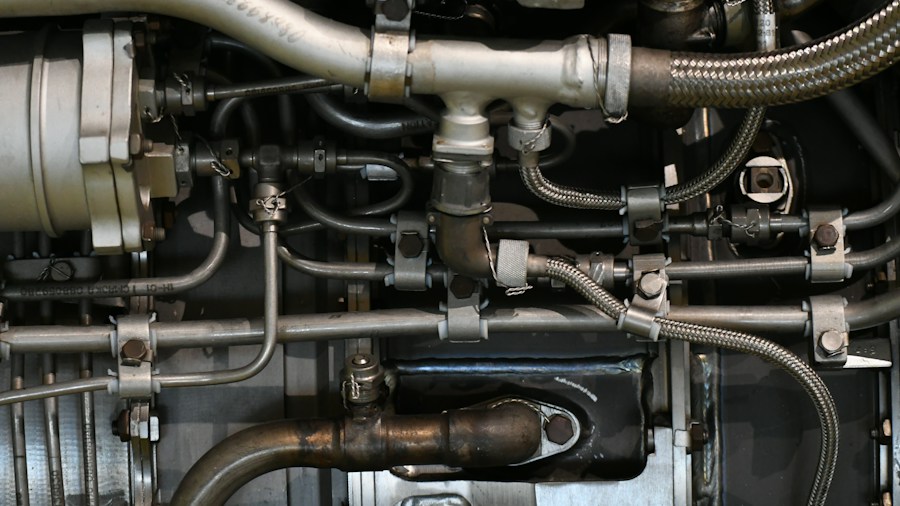 diesel engine oil cooler component
