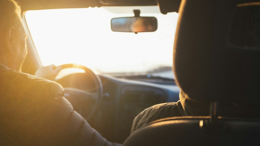 driver enjoying spirited driving