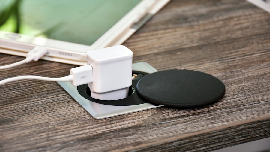 fast charging port close-up