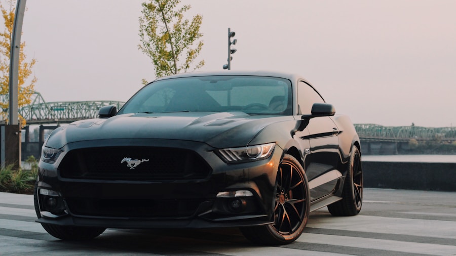 ford mustang sports car track