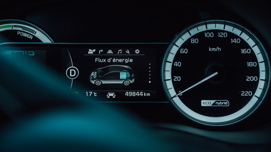 hybrid vehicle dashboard technology