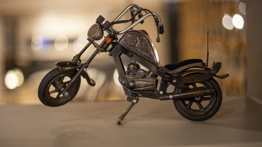 limited edition motorcycle display