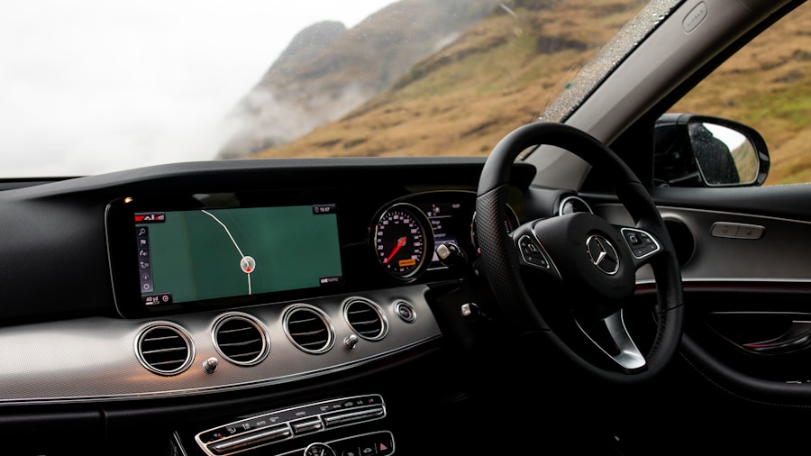 modern vehicle infotainment display