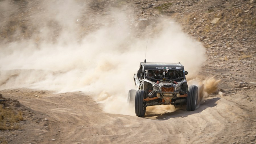 off road UTV payload capability testing