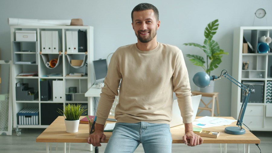 Yamaha Launches Rev Exercise Program What Shoppers and Riders Should Know 2 office worker doing chair exercises