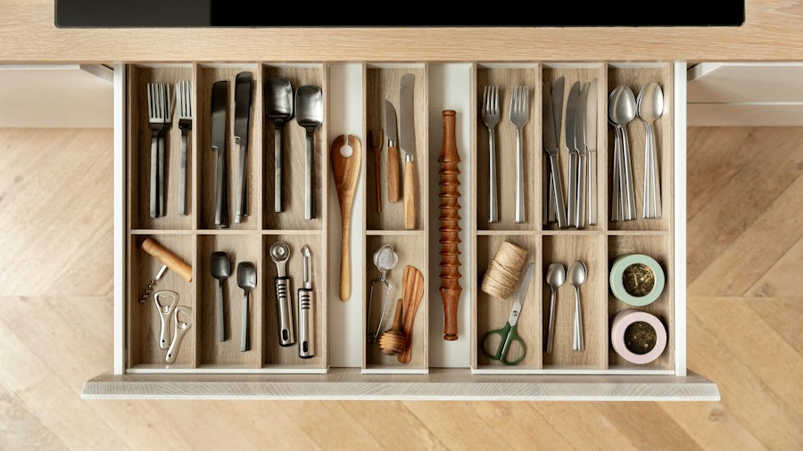 organized tool compartments drawers