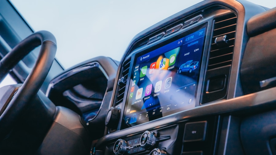precision GPS equipment mounted on vehicle