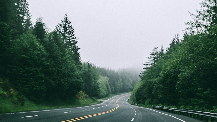 rainy weather highway driving