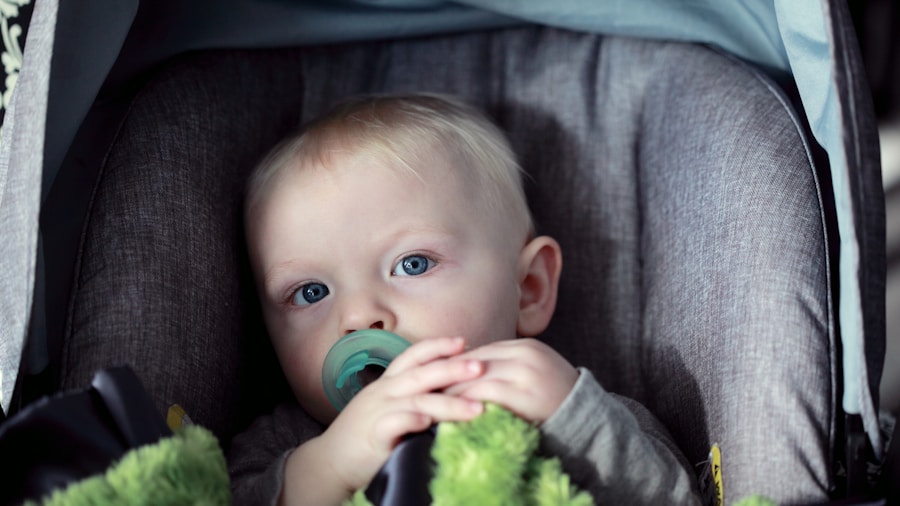 rear facing infant car seat angle
