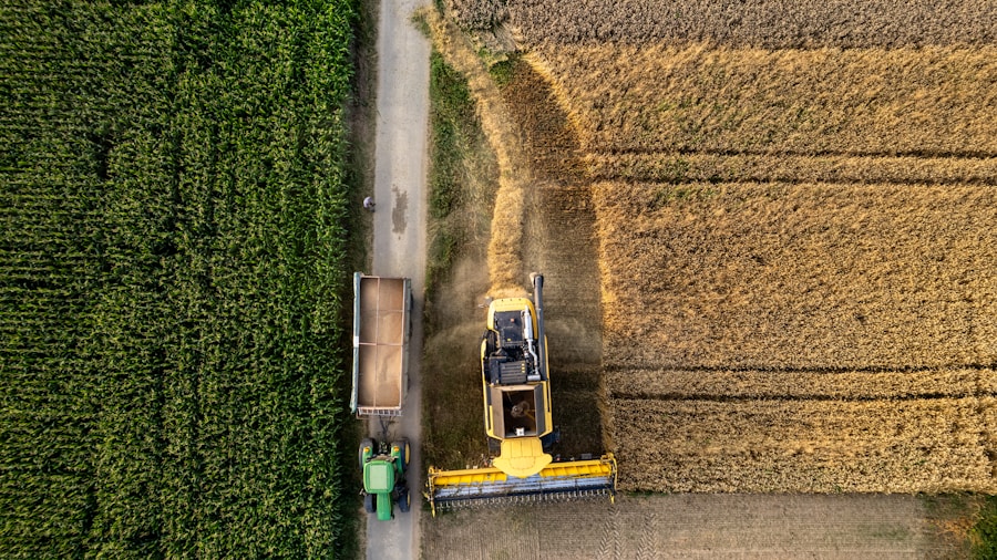 rural property maintenance with machinery