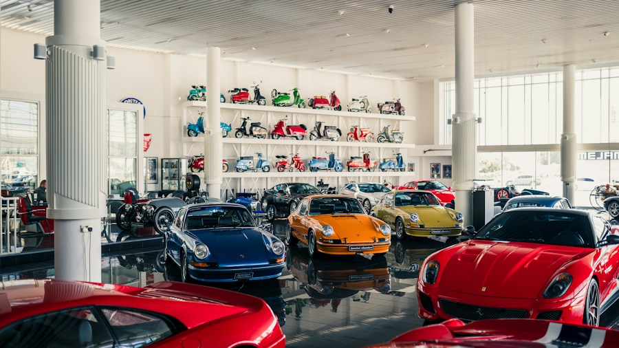 RV dealership showroom