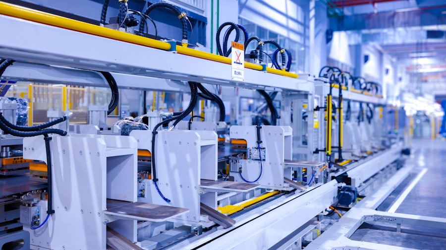 RV production assembly line