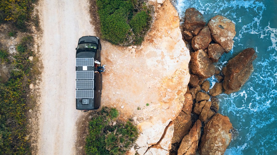 Colorado Camper Manufacturer Launches Verus Class B+ Model: What Shoppers Need to Know 1 solar panels roof camping van