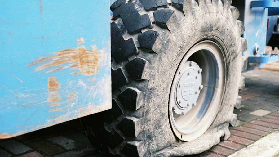 Maxam Launches Non-Marking Skid Steer Tire for Indoor Construction Work 1 solid tire construction close-up