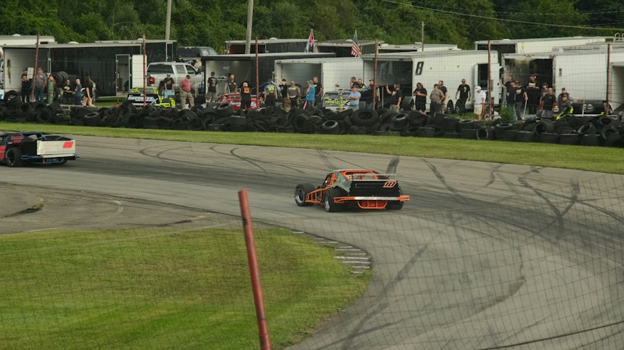 sports car high speed racing track