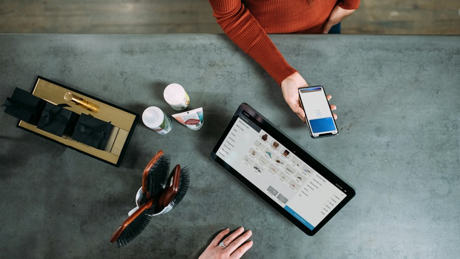 tablet payment processing transaction