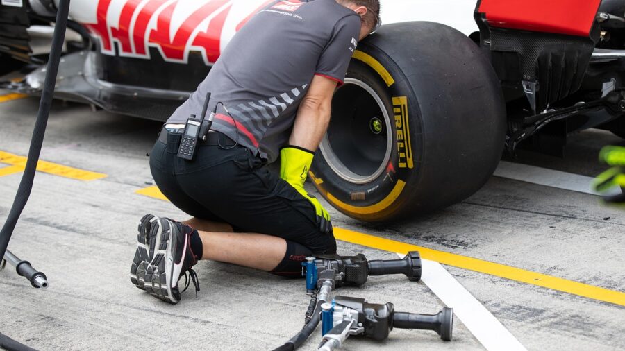 Ranger Wheel Service Equipment Receives Major Safety Certification: What Shoppers Should Know 2 technician performing tire change service
