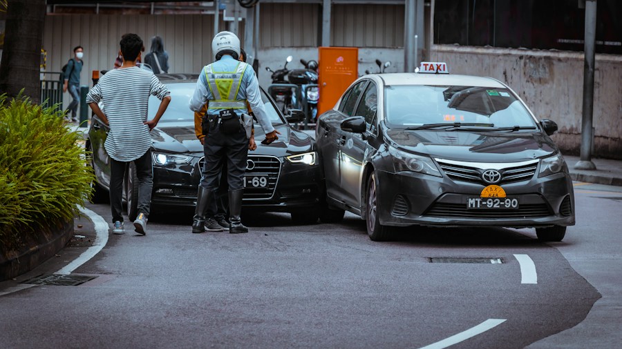 traffic accident prevention moment