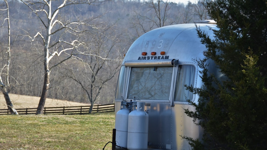 RV Propane Tank Monitoring: What Buyers Should Know Before Your Next Trip 1 travel trailer propane tank exterior