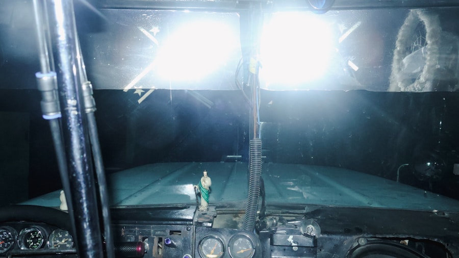 truck interior cabin dashboard
