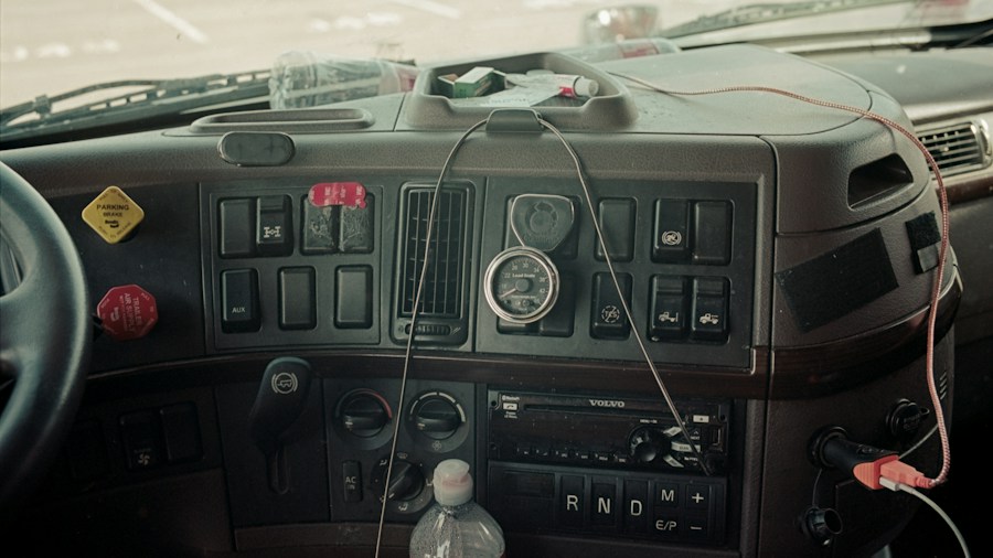 truck interior dashboard technology