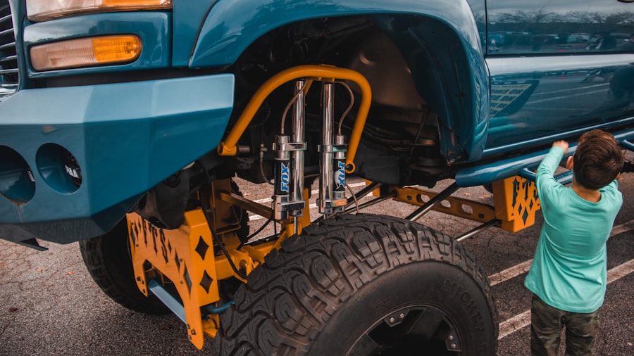 Large Off-Road Tires: What Buyers Should Know About Going Bigger 1 truck suspension components close-up