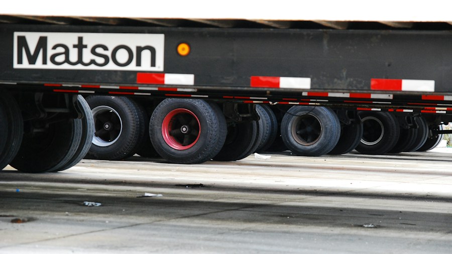 truck suspension dampers close-up