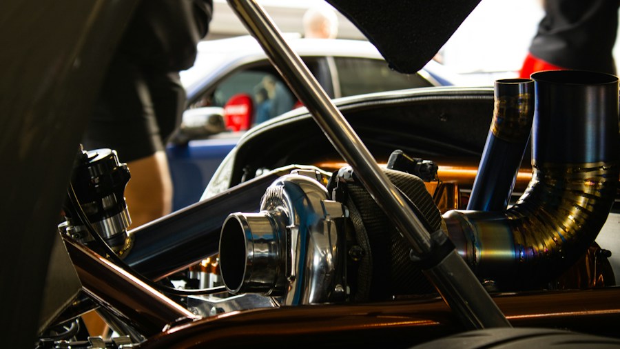 turbocharged motorcycle engine