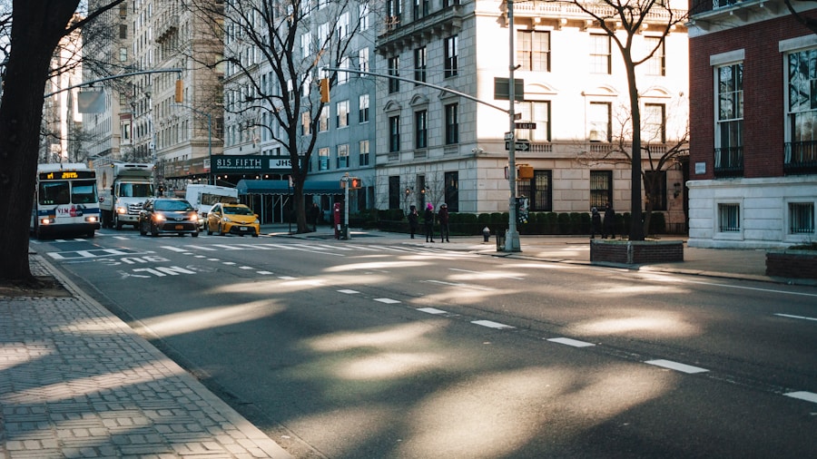 urban street traffic environment