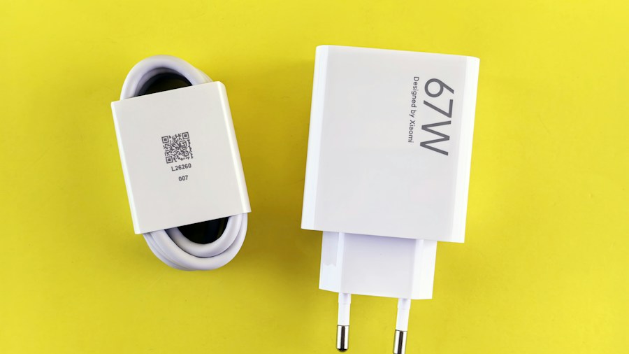 USB-C charger and cables