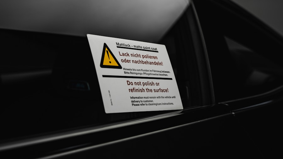 vehicle warning labels stickers