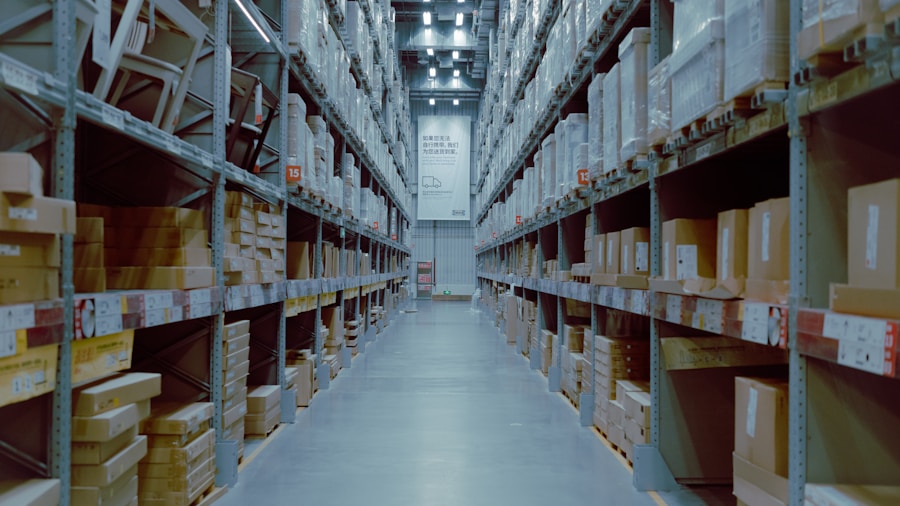 warehouse inventory automotive parts delivery