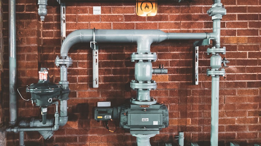 water pump plumbing components