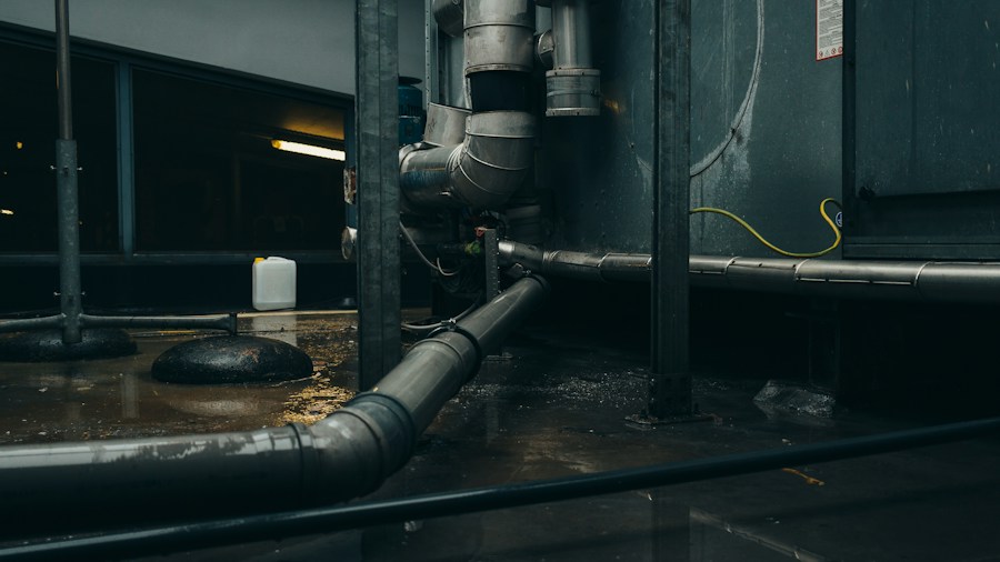 7 Essential Tips for Blowing Out RV Water Lines Before Winter 1 water tank drainage fittings close up